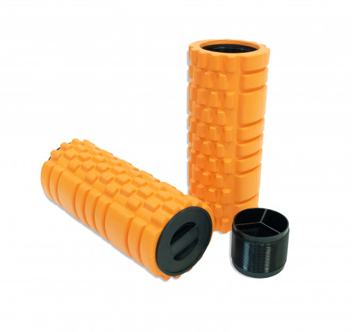 Цилиндр массажный 66х14 см оранжевый IRONMASTER