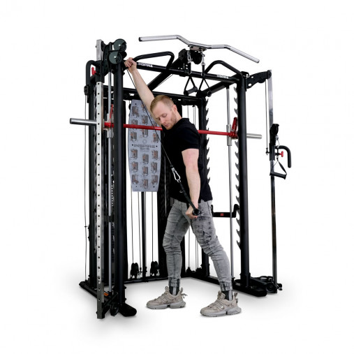 Многофункциональный силовой комплекс Inspire SCS Functional Trainer на базе Машины Смита с грузоблоками и турником