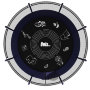 Батут пружинный с защитной сеткой UNIX line SUPREME GAME 14ft + Basketball