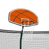 Батут UNIX line SUPREME GAME 16 ft (green) + Basketball