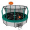 Батут UNIX line SUPREME GAME 16 ft (green) + Basketball