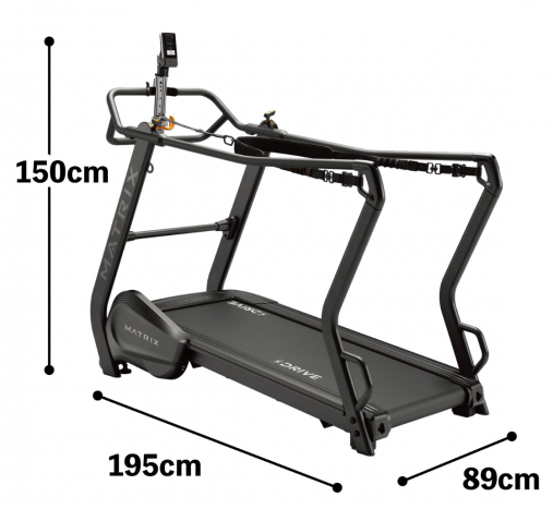 Беговой тренажер Matrix S-Drive с целевой консолью Power