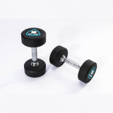 Гантели в уретане LIVEPRO Studio Dumbbells 4 кг, черный/синий
