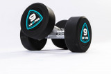 Гантели в уретане LIVEPRO Studio Dumbbells 5 кг, черный/синий