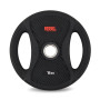 Диск олимпийский обрезиненный с двумя хватами 15 кг REBEL
