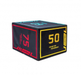 Плиометрический бокс LIVEPRO Duty Soft Plyometric Box 40 x 50 x 60 см, дерево, покрыт упругой EVA-пеной и имеет прочный нескользящий чехол из ПВХ с яркой маркировкой высоты