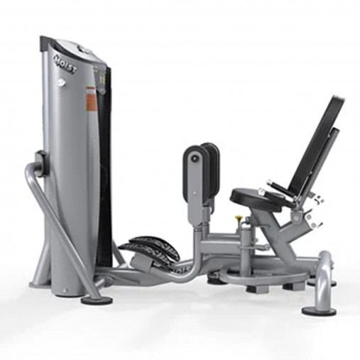 Приводящие, Отводящие ног HOIST HD-3800 грузоблочный тренажер со стеком 82 кг (цвет рамы: платиновый / подушки: черные)