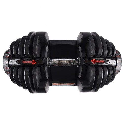 Регулируемая гантель Original Fitness 40 кг с 15 уровнями регулировки от 4,5 до 40кг