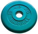 Блин "Стандарт" обрезиненный зеленый MB 10 кг ф50 мм