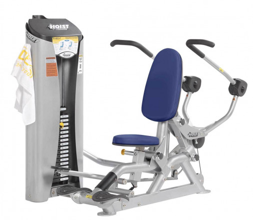 Трицепс сидя HOIST ROC-IT RS-1103 серебряный/синий