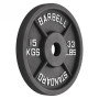 Диск олимпийский BRONZE GYM чугунный 15 кг окрашенный 51 мм.