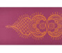 Коврик для йоги HUGGER MUGGER Gallery Collection бордовый ориентальный