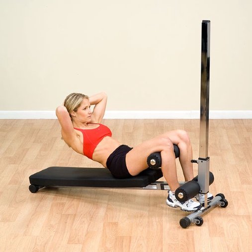 Скамья для пресса Body-Solid ProClub GAB60 в практически горизонтальном положении