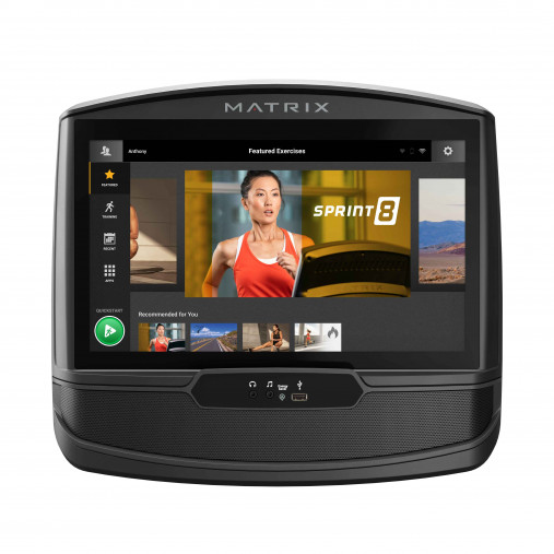 Горизонтальный элитный велоэргометр Matrix R50XIR с большим сенсорным дисплеем