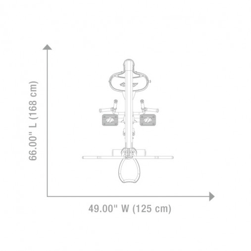Тяга сверху / Гребная тяга с упором на грудь Hoist HD-3200