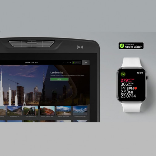 Кардиотренажер Лестница-степпер Matrix Endurance. Консоль Touch XL Base