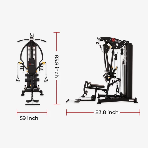 Многофункциональная станция REBEL G7 (ATLAS AL-179) со встроенным стеком 95 кг