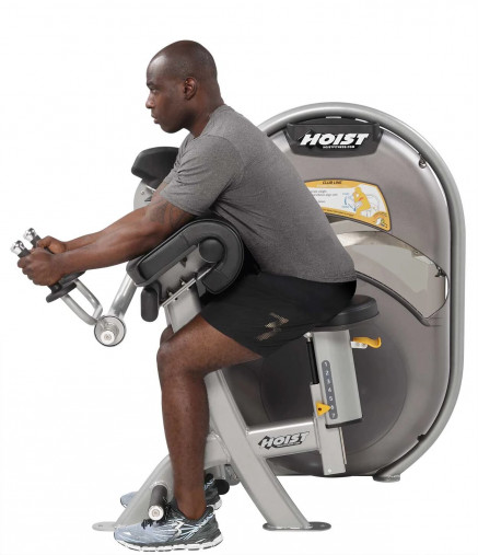 Трицепс сидя HOIST CL-3103 тренажер грузоблочный со стеком 91кг (рама: черный / обивка: черный)