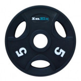 Диск обрезиненный INEX GRP-N с 3 отверстиями, вес 5 кг  