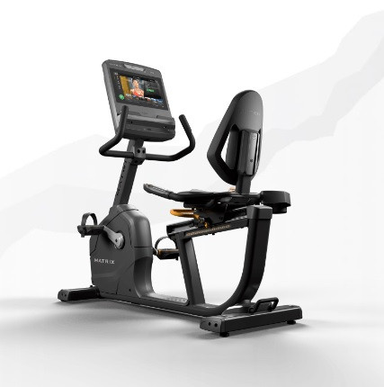 Горизонтальный велотренажер Matrix Endurance. Консоль Touch