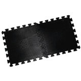 Коврик резиновый черный, 40 x 40 см, толщина 12 мм. MB Barbell