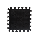 Коврик резиновый черный, 40 x 40 см, толщина 12 мм. MB Barbell