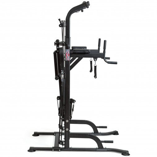 Многофункциональный тренажер VictoryFit VF-T66 с турником - брусьями и скамьей и грифом для штанги