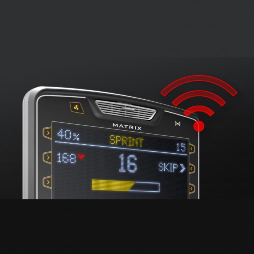 Вертикальный велотренажер Matrix Endurance. Консоль Premium LED