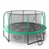 Батут UNIX line 14 ft (4.27 м) SUPREME GAME (green)