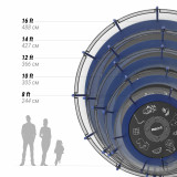 Батут UNIX line 14 ft (4.27 м) SUPREME GAME (blue)