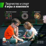 Батут UNIX line 14 ft (4.27 м) SUPREME GAME (blue)