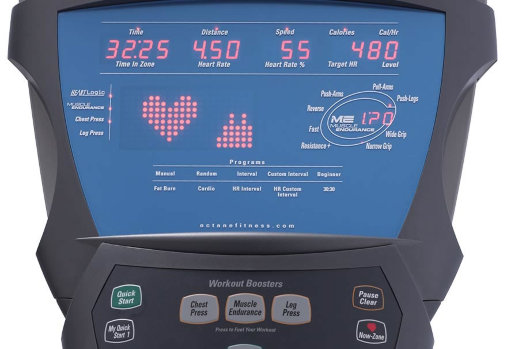 Эллиптический велотренажер Octane Fitness xR6000, LED-дисплей 