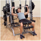 Body Solid GS348QP4 Многофункциональный тренажер Машина Смита со стеком 90кг