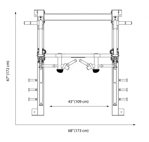 Силовая рама HOIST CF-3365 Half Rack