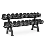 Набор уретановых гантелей Ziva 12-30 кг (10 пар)