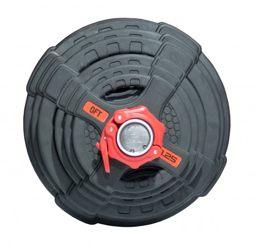 Набор черных олимпийских дисков 51 мм OFT 2HGP 1,25-20 кг (общий вес 107,5 кг) обрезиненных с двойным хватом (12 блинов)