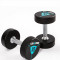 Гантели в уретане LIVEPRO Premium Urethane Dumbbells 18 кг, черный/синий (пара)