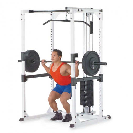 Рама для приседов BODY-SOLID Classic Pro Power Rack GPR82 с тягой сверху и стеком 95кг