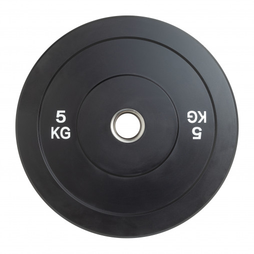 Диск бамперный 51 мм. обрезиненный 5 кг VictoryFit