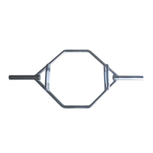 Гексагональный гриф Aerofit AFHEXOB2, длина 137 см (54''), с вертикальными рукоятками, в комплекте с пружинными замками