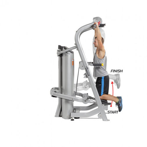 Гравитрон, Турник, Подтягивание, Отжимание с помощью HOIST HD-3700 черный, обновленная модель