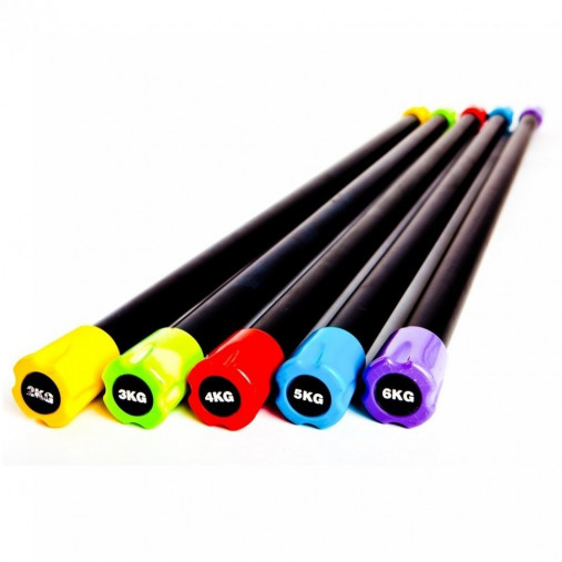 Aerofit B-BB-6K Бодибар, 6 кг, наконечник - темно-красный