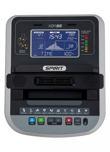 7.5 дюймовый ЖК-дисплей отображает основные параметры тренировки, что облегчит Вам восприятие данных в ходе упражнения